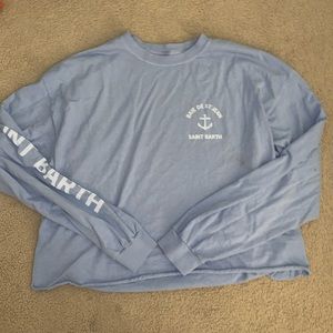 Light blue long sleeve Brandy Melville t-shirt